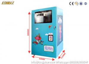 China 70g/Cup Cash QR Code Soft Ice Cream Vending Machine Tempered Glass Panel on sale