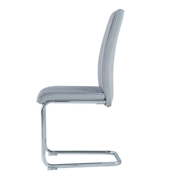 Microfiber High Back 990mm 25KGS Modern Dining Chair