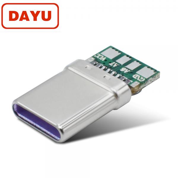 Quality Colorful 3.0 Usb Type C Male Connector With SMT PCB Solder USB Data Cable for sale