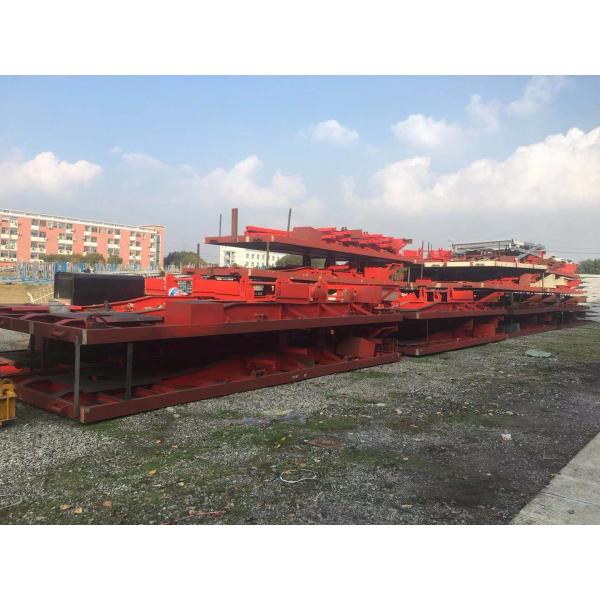 20 Ft Tri Axles Used Truck Trailers Single Drum Roller For Transportation