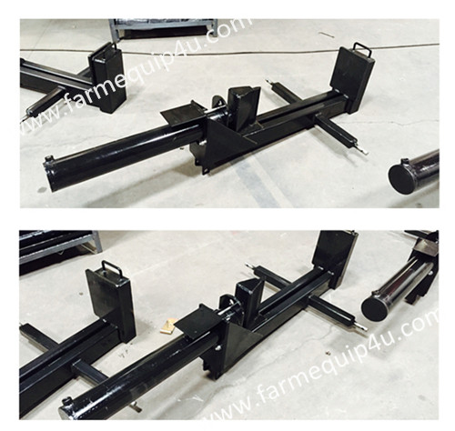 Log Splitter with tractor 3point hitch mounted hydraulic cylinder