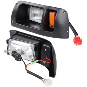 Club Car DS 1993-UP Model Halogen Golf Cart Headlights , DS Cart LED Tail Light