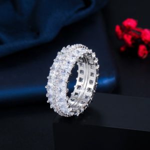 China Famous Women Ring Solid 925 Sterling Silver CZ Stone bague anel bijoux Jewelry Accessories Vintage Rings wholesale