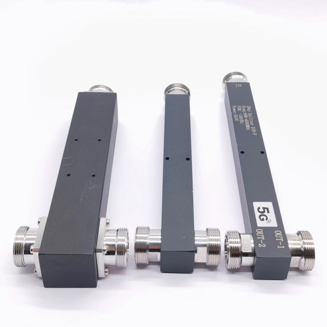 High Quality VHF RF 200W 350-3800MHz with N Female Connector 2/3/4way Power Divider/ Splitter Factory Directly Widely Used for Telecommunication Systems