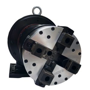 ISO9001 Laser Rotary Attachment , Four Jaw Independent Chuck