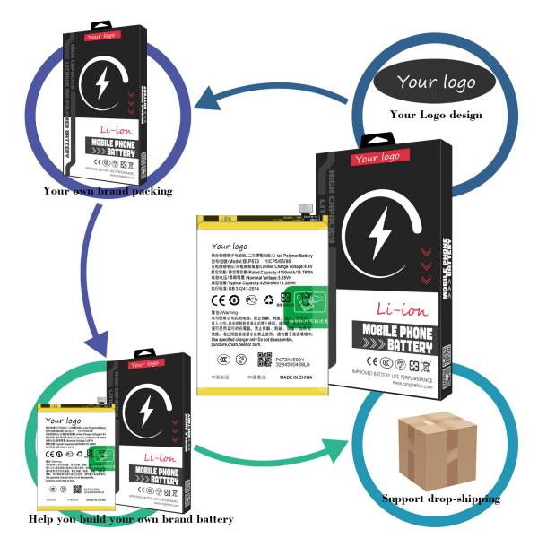 Stock BLP673 4230mAh Mobile Phone Battery for OPPO A12 A31-2020 A12-2020 AX5 AX7 A12E
