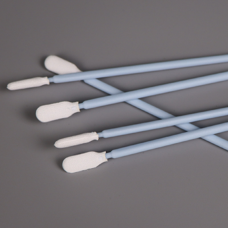China Autoclavable Cleanroom Swab Double Layer Polyester Microfiber Swabs wholesale