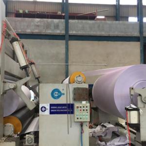 China 3200mm Triplex Wire Paper Making Equipment 180gsm Cylinder Mould Paper Machine wholesale