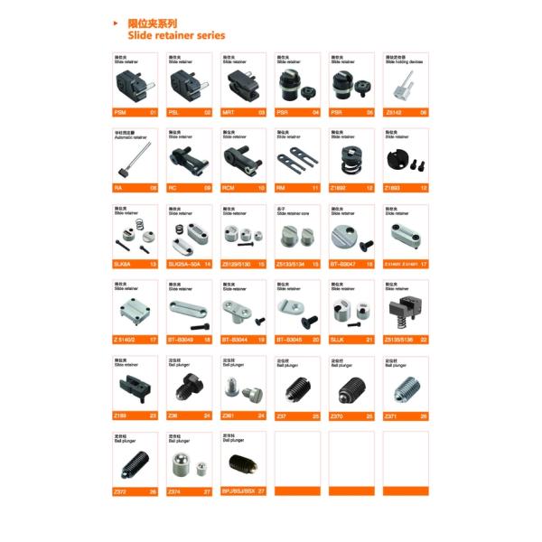 DME HASCO Standard Plastic Mould Part PSR Slide Retainer Series Injection Mold Component 2
