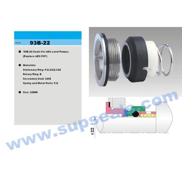 Vulcan Type 93B Water Pump Mechanical Seal Replacing Aesseal P07 22mm