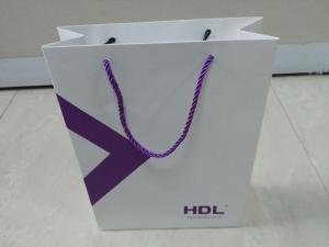 China custome logo printed shopping bag ,gift bag,paper bag with handle wholesale