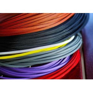 China Lightweight / Flexible Braided Nylon Sleeve For Electric Wire Protection wholesale