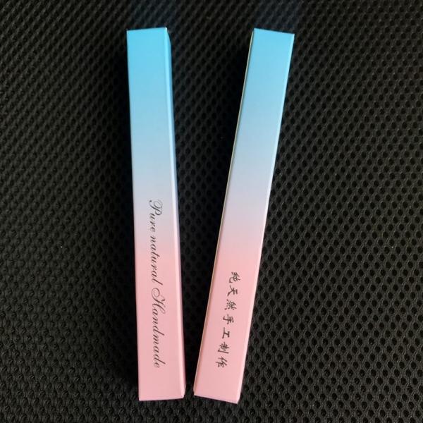 Custom Eyebrow Pencil Paperboard Cosmetic Packaging Box with Quick Production Time / Glossy Finish