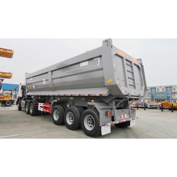 80ton tipper trailer tipper trailer rear dump truck semi trailer for sale