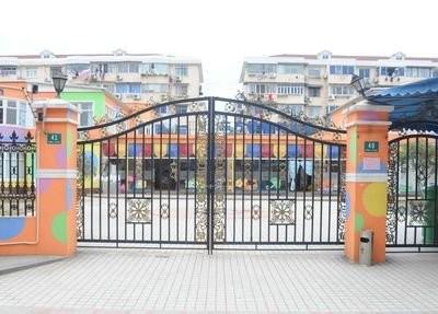 Quality Building Apartment Wrought Iron Safety Doors , Black Custom Metal Gates for sale