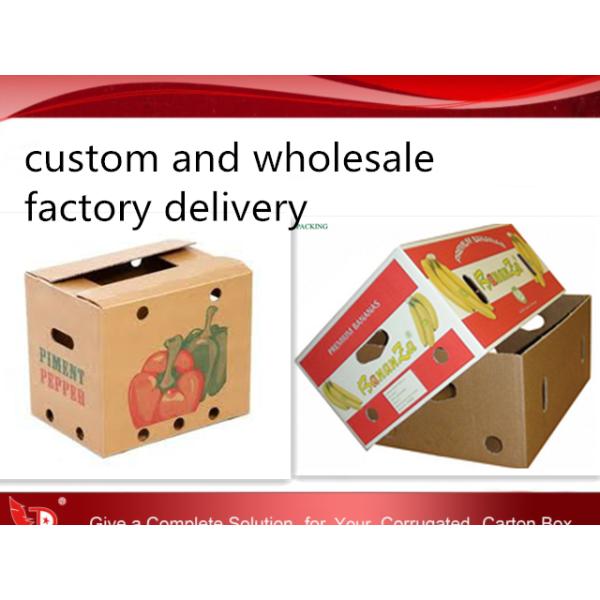 foldable logo-printed corrugated box