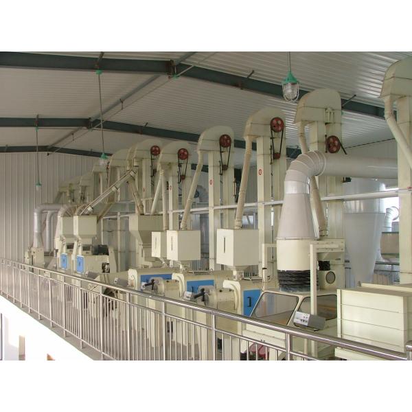 Electric Industrial Rice Milling Machine With Polisher Color Sorter