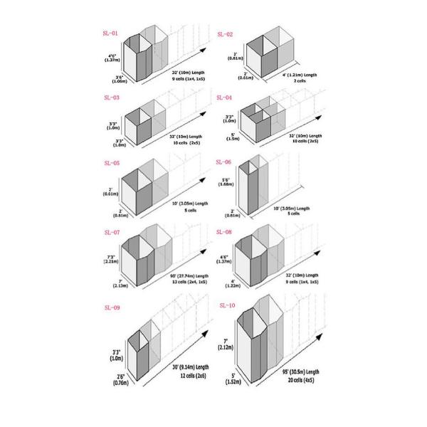 Factory supply MIL3 Hesco flood barrier, flood barriers, hesco bastion for protection fence