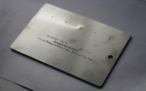 5 Points Chrome Plating Penetrant Testing Block YM-C Type C