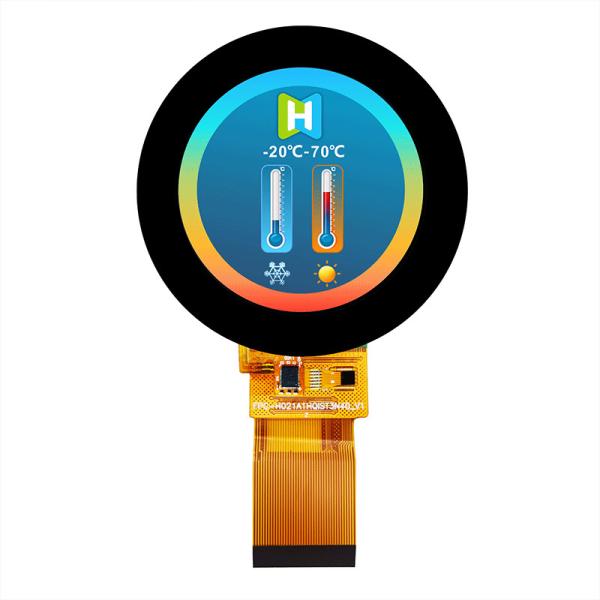 2.1 Inch Round TFT LCD Display With Capacitive Touchscreen