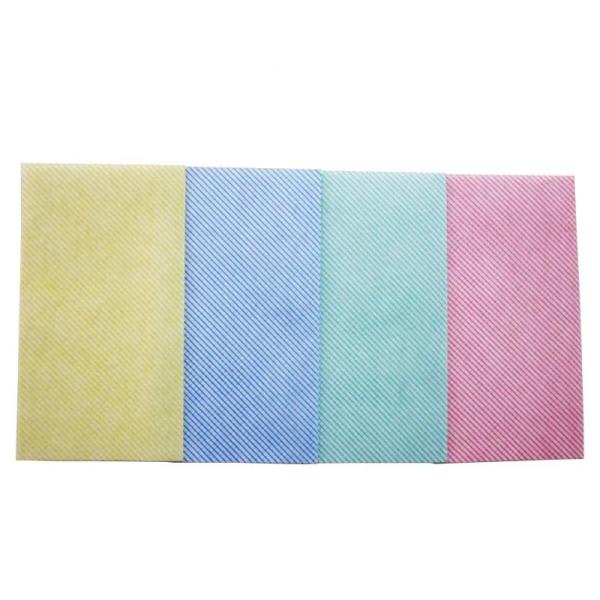Durable Polyester Non Woven Clothing , Twill Pattern Non Woven Kitchen Wipes