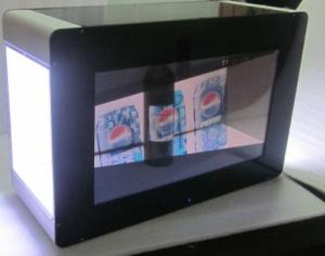 China Brightness Transparent LCD showcase HDMI interface For Advertising wholesale