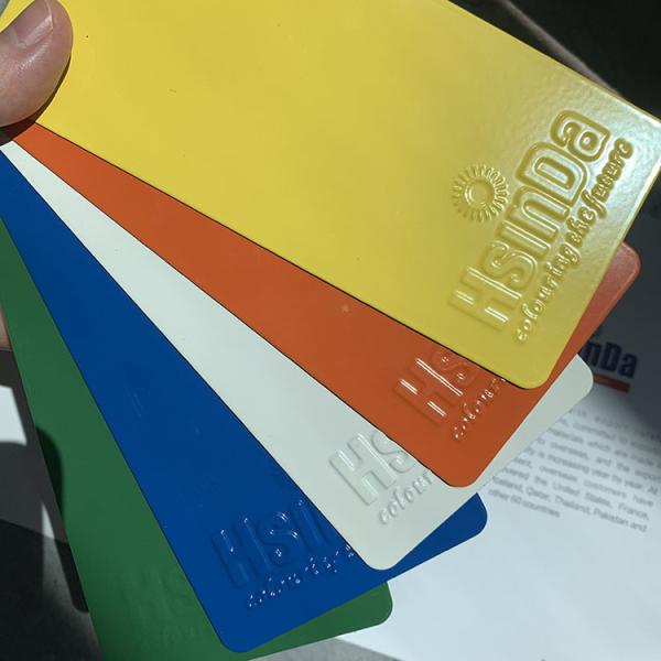 Quality RAL2004 RAL5002 Epoxy Polyester Thermoset Powder Coating for Racking system for sale
