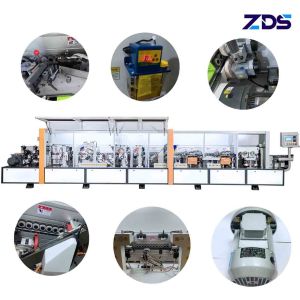 China Premilling Woodworking Edge Bander 0.4-3mm Thick Industrial Wood Edge Banding Machine on sale