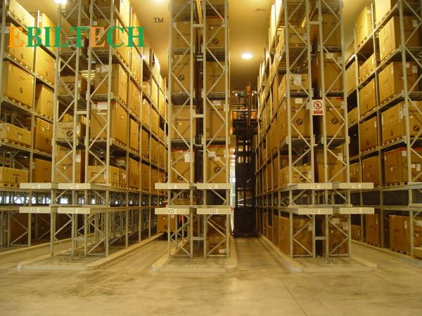 ISO Storage VNA Racking System , Commercial Automatic Narrow Aisle Pallet Racking