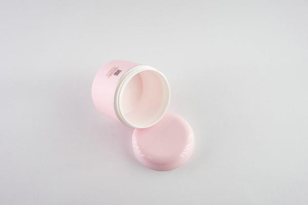 Quality Face Cream Empty Plastic Jars With Lids Screen Printing Surface Treatment for sale
