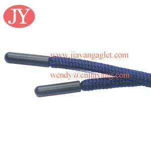 China Jiayang black round drawstring elastic drawstring colorful cord for hoodie Flat Drawstrings Board Shorts on sale