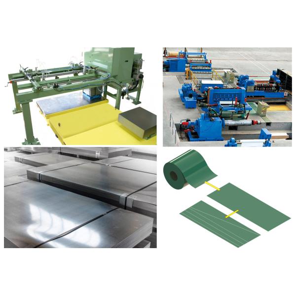 SGS Galvanized Steel 3kw Coil Cut To Length Line