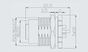 Industrial IP67 Waterproof Electrical M12 Circular Connector Male To Female Molding Cable 3 4 5 8 12 Pins
