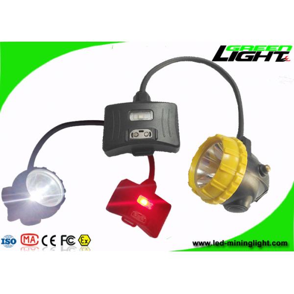 6.8Ah Battery Mining Cap Lights Semi Corded 15000lux With Aluminum Lighting Cup