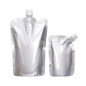China Customized Color Liquid Spout Pouch For Beverage Clear Plastic Pouches 100ml wholesale