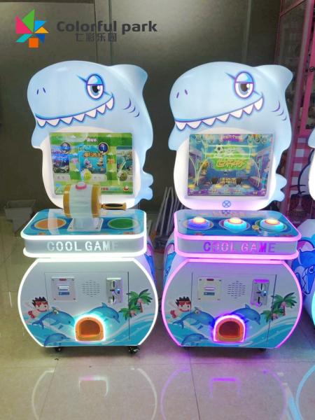 Quality Hammer Knocking Coin Game Machine Little Dolphin LED Screen Lottery Arcade Machine for sale