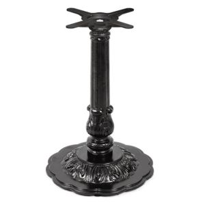 Vintage Table base Sturdy Round Table leg Ornamental Table leg Cast Iron Powder