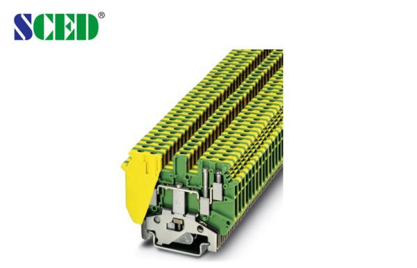 Quality Feed Through Din Rail Terminal Blocks 4mm2 Phoenix Contact Terminal Blocks for sale