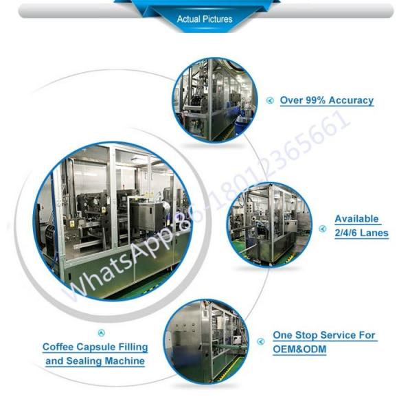 0.8Mpa 1000L/Min Lavazza Coffee Capsule Sealing Machine
