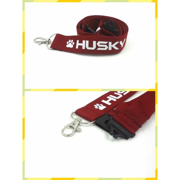 Non Toxic Custom Made Lanyards , Personalized Polyester Neck Lanyards For Dog