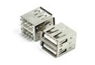Quality Usb Connector USB-AF180° Double layer inserting plate length right angle for sale