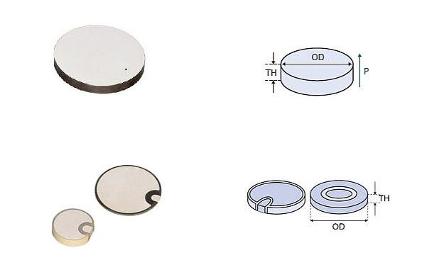 Custom Presicion Small Ceramic Washers Ceramic Disc For Taps CNC Machining