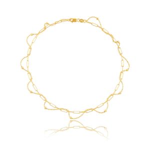 China Bespoke 18K Gold Anklets: Personalize with Your Name and Initials wholesale