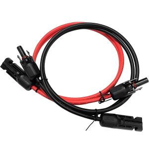 China Photovoltaic IP68 Waterproof Solar Panel Extension Cable 6mm² 10AWG wholesale