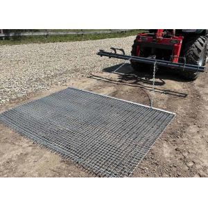 Baseball Field Drag Mat 36x36in Galvanized Steel 3/8in Depth