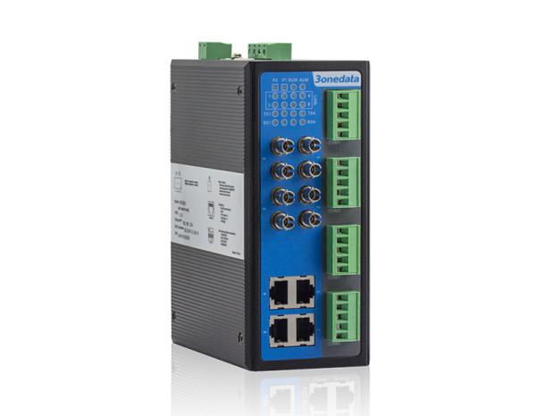 Quality IEC61850 8-port Managed Ethernet Switches with 4-port RS-232/485/422 for sale