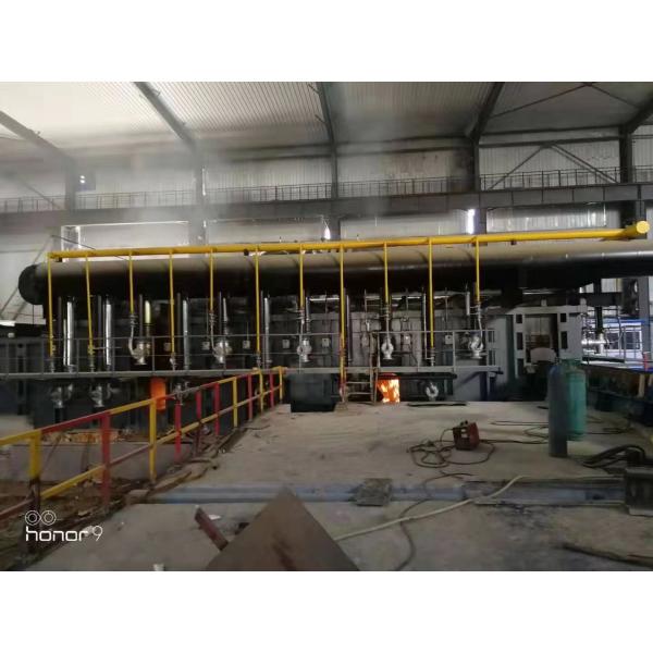 1100C Walking Beam Furnace Aluminum Melting Continuous Induction Furnace