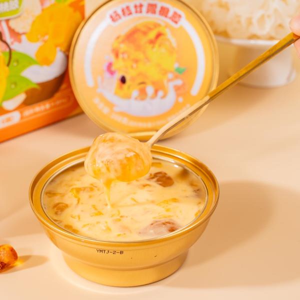 Quality Mango Pomelo Sago Peach Gum Gift Box For Any Occasion Delicious And Zero Added Hong Kong Style Desserts for sale