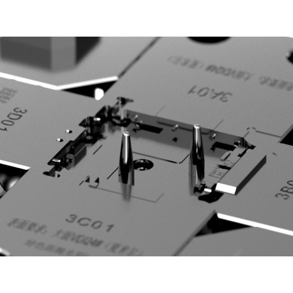 Transparent Smartwatch Middle Frame Bracket (1*2) / Cold runner / Three-plates mold No.22401