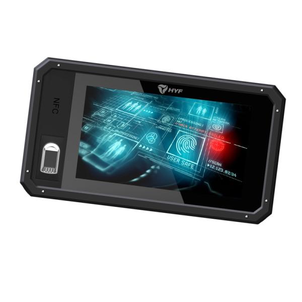 Quality NFC Android 7.0 Rugged Mobile Computer DC Fingerprint Waterproof Biometric Tablet for sale